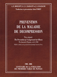 Tables de plongée de Haldane, 1908